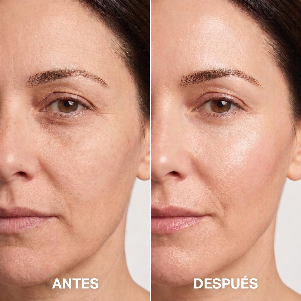 Antes y Después - Bálsamo Stick PDRN y Colágeno